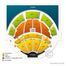 pnc bank arts center 2019 seating chart