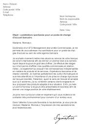 Lettre De Motivation Charge D Accueil Bancaire Modele De Lettre