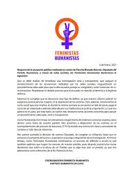El partido humanista es un partido político chileno fundado el 26 de mayo de 1984, reconocido por el servicio electoral de chile y miembro de la internacional humanista. Partido Humanista On Twitter Declaracion Feministas Humanistas Chile Respecto De La Acusacion Publica Realizada En Contra De Florcita Motuda Alarcon Diputado Del Partido Humanista A Traves De Redes Sociales Las Feministas Humanistas