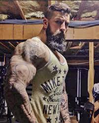 Muscle Inspiration Beard Muscle Men Men S Muscle