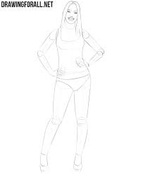 The principles of building a female figure are not much different from the construction of a male. How To Draw A Girl Easy