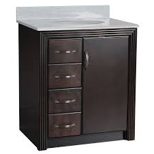 Errigon 30 Vanity Left Hand Drawers Foremost Small Vanity Sink Traditional Bathroom Vanity Single Bathroom Vanity