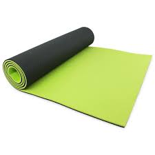 Goflx Extra Thick 8mm Yoga Pilates Exercise Mat With Carry Case Green Black Non Slip Cushioned Amazon Pilates Workout Mat Exercises Yoga Pilates