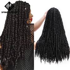 Very easy to twist and install; 18inch Pre Twisted Passion Twist Hair Crochet Hair Synthetic Ombre Bomb Twist Pre Looped Fluffy Spring Twists Braiding Hair Buy At The Price Of 3 32 In Aliexpress Com Imall Com