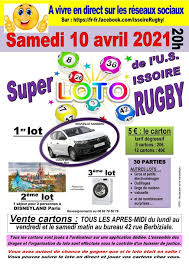 D'après le site de france soir, 19 068 840 combinaisons sont possibles, car la grille propose. Loto De L Usi Rugby 10 Avril 2021 Usi Rugby
