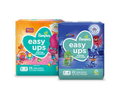 Pampersninjamas nighttime bedwetting underwear boy size m/l 34 count. Pampers Easy Ups Pants Pampers