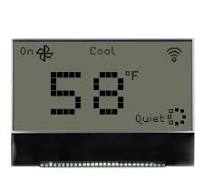 128x64 Chip on Glass Graphic LCD / 3.0V FSTN+ Gray / No Backlight