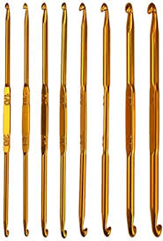 Tunisian crochet is a slight variation of traditional crochet, almost a mix of crochet and knitting. Amazon Com Healifty Crochet Hooks Set Metal Knitting Needles Double Head Crochet Hooks Aluminum Tunisian Crochet Needles Yarn Crochet Knitting Tool For Diy Crafts 8pcs Golden
