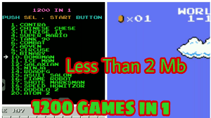 Here you can create anything from the simplest items to luxurious castles. 2mb 1200 Games In 1 Apk Less Than 2 Mb Old Days Games Like Super Mario Bomberman Contra Etc Youtube