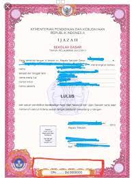 Jenis ijazah untuk sekolah dasar dan menengah serta sekolah kejuruan. Di Mn Letak No Seri Ijasah Sd Brainly Co Id