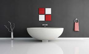 Framing the mirror gives the space more movement and makes the ceiling seem higher. 27 Red And Gray Bathroom Ideas That Will Inspire You Home Decor Bliss