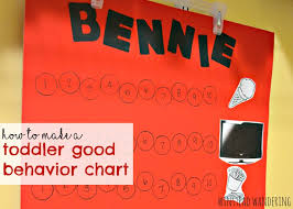 How To Make A Toddler Behavior Chart