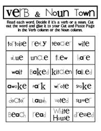 Verb And Noun Printables Compound Words Classroom Language Nouns And Verbs