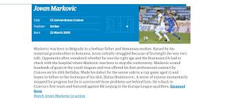 Csu craiova a inceput sa se intareasca pentru partea secunda a sezonului. Jucatorul Din Romania Care A Prins Topul The Guardian Al Celor Mai Tari Fotbalisti Din Europa In 2018 Eusunt12 Ro