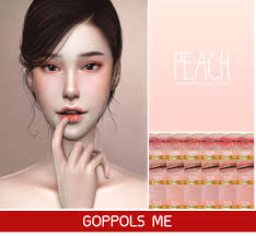 Peach Peach Collections Download Hq Mod Compatible Access To Exclusive Goppolsme Patreon Only Paypal Donate For Suppor Sims 4 Sims 4 Cc Makeup Sims