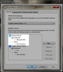 Windows 7 يختفي شريط اللغة كيفية استرداد