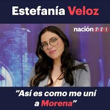 Estefania veloz is on facebook. Nacion321 Asi Es Como Me Uni A Morena Estefania Veloz Facebook