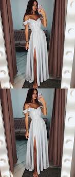 Simple White Satin Long Prom Dress White Evening Dress White Evening Dress White Dresses Graduation Matric Dance Dresses