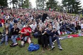Bei den anschlägen in norwegen am 22. Erstes Sommerlager Auf Utoya Nach Anders Breivik Anschlag