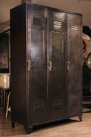1500 Vestiaire Industriel Ancien Vintage Industrial Industrial Tall Cabinet Storage
