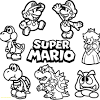 9 free mario bros coloring pages for kids. 1