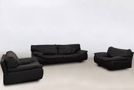 Our selection of complete living room furniture sets includes a variety of styles, sizes, colors, and different number of pieces including: Postmodern Black Leather Living Room Set By Roche Bobois 1980s For Sale At Pamono