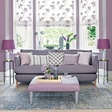 Choose from exciting printed curtains, roman curtains, vertical blinds, roman blinds and even curtains in vibrant colors for your living room, bed room or kid's rooms, to create that inviting home environment. Living Room Purple And Grey Curtains Novocom Top