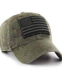 Operation Hat Trick Movement Camo Sandalwood 47 Brand Adjustable Usa Flag Hat Detroit Game Gear Flag Hat Hats 47 Brand