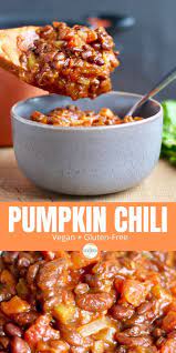 Vegan Pumpkin Chili Recipe The Conscientious Eater Recipe Vegan Pumpkin Recipes Vegetarian Pumpkin Chili Vegan Recipes Main Course