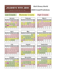 Our universal crowd calendar 2021 is best used to simply avoid the busy days at the park, and the park prodigy's universal orlando crowd calendar includes average temperature, park hours you might also find that visiting during one of the slowest periods in september or early january will. Walt Disney World Crowd Calendar 2020 Best Weeks To Visit