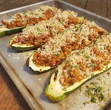 These ground turkey taco stuffed zucchini boats may be packed full of protein and veggies, but they are also exploding with flavor! Grilled Turkey Stuffed Zucchini Boats Nice And Easy Cart2table