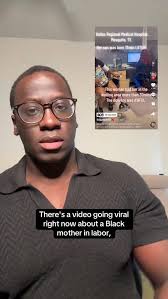 A video is going viral of a Black mother in labor receiving triage  questions instead of being cared for. She delivered 12 minutes later. This  isn't an isolated mistake. It's part of