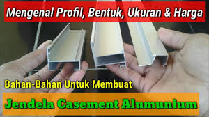 Bahan kusen aluminium ini cocok berikut ini beberapa jenis kusen aluminium dari produk terbaik yang biasa digunakan oleh kontraktor aluminium. Jendela Casement Alumunium Inilah Profil Bentuk Ukuran Harga Bahan Jendela Casement 3 Profil Youtube