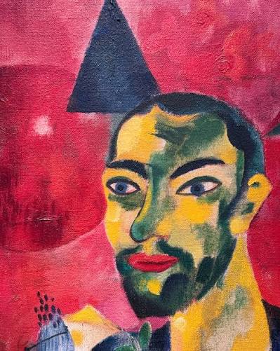 Can you spot the little sprout in this painting? It might seem small in  scale, but it was a big theme for artist Heinrich Campendonk: almost every  work he created explored the