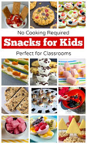 Fun Snacks For Kids No Cooking Required Fun Snacks For Kids Kids Cooking Recipes Preschool Cooking