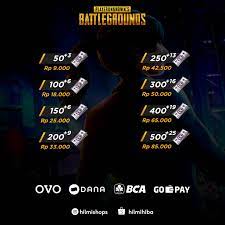 Jual Top Up Uc Pubg Mobile Home Facebook