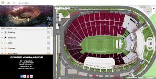 La Coliseum Usc Football Seating Chart Www