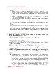 Internal audit community of practice (ia cop, 2014) mendefinisikan peta auditan sebagai semua obyek audit yang dapat dilakukan audit intern atau dapat dimasukkan dalam ruang lingkup tugas audit intern (auditable unit). Kumpulan Soal Audit 2003