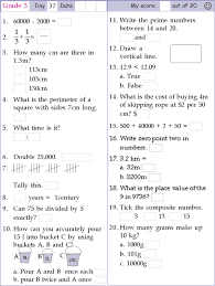 Mental Math Grade 3 Day 37 Mental Maths Worksheets Mental Math Math Worksheets