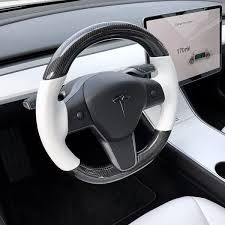 Model 3 Y Full Carbon Fiber Steering Wheel Only 999 Steering Wheel Carbon Fiber New Tesla