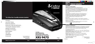 Thank you for purchasing cobra® vedetta™ series, model slr 500/. 6 Blk Cup For Cobra Radar Detectors All Recent Models Windshield Mount Bracket Auto Parts Accessories In Car Technology Gps Security Devices