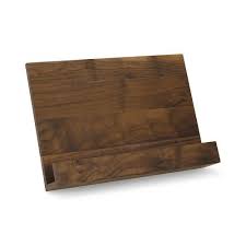 Walnut Cookbook Holder Cookbook Holder Cook Book Stand Recipe Book Holders