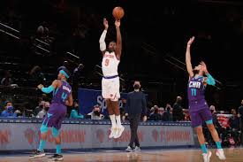 Miles bridges, julius randle top points from new york knicks vs. Recap Rj Barrett Derails Hornets Lead With Red Hot Third Quarter Leading Knicks To 109 97 Win At The Hive