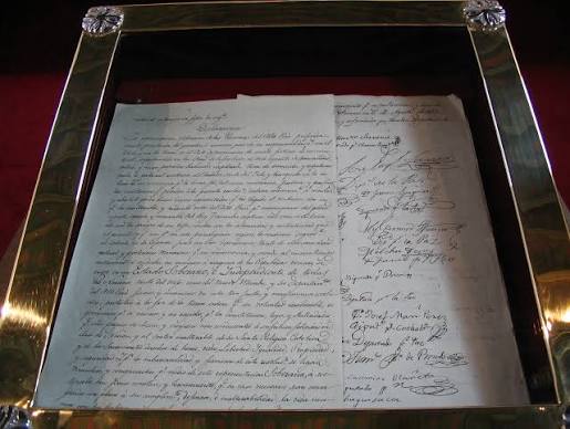 Declaración de Independencia de Bolivia - Wikipedia, la enciclopedia libre