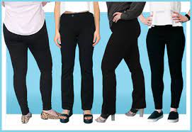 This straight leg yoga dress pants features a real zipper front closure. Betabrand Dress Pant Yoga Pants Review Yoga Pants For Work