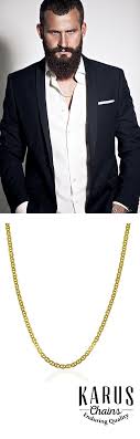 Gold Chains For Men Don T Always Have To Be About Big Bling A Chain Should Compliment Your Style Not Gold Mariner Chain Gold Chains For Men Mens Accessories