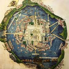 Maphill is a collection of map graphics. Map Dragons On Twitter Map Of The Aztec Capital Tenochtitlan Mexico City In 1524 Three Years After It Was Conq Https T Co Cv615fpngh Https T Co Ubjl08pfj9