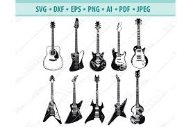 Download Guitar Svg Guitar Vector Svg Guitar Clipart Dxf Png Eps 413474 Svgs Design Bundles