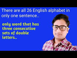 Here are a couple of ways you can get yo. 26 English Alphabet In One Sentence Youtube