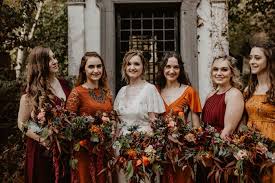 Check spelling or type a new query. The Ultimate Halloween Wedding Ideas Modern Wedding Deep Red Bridesmaid Dresses Orange Bridesmaid Dresses Fall Bridesmaid Dresses